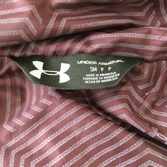 UNDER ARMOUR Purple Cold Gear Infrared H Storm Zip Pocket Lightweight Jacket - Picture 2 of 14